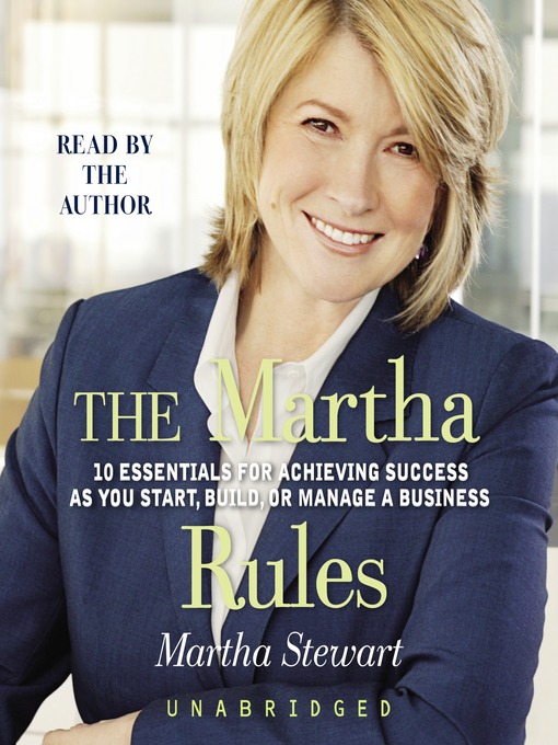 Title details for The Martha Rules by Martha Stewart - Wait list